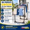 STAHLMANN® Wäscheständer ausziehbar [20 m Trockenfläche] Produktbild-Vorschau 2
