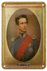 Blechschild Portrait 12x18cm Ludwig II König von Bayern Produktbild-Vorschau 1