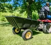 Polar Kunststoff Schubkarre Anhänger 283 Liter Schwarz Produktbild-Vorschau 2