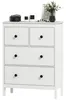 HOMCOM Kommode, modern dressoir met 4 lades, geschikt voor Productafbeelding-voorbeeld 1