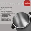 Close-up view of the inside of a kettle, with promotional text and a logo on the left side. Náhľad obrázku produktu