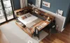 Eenvoudig bed, 120x200 cm, met opbergruimte en laadpoort, Productafbeelding-voorbeeld 10
