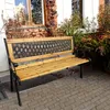Akord Gartenbank Mirt Braun / Naturholz 125X52X73 Cm Produktbild-Vorschau 14
