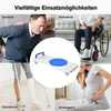 A collage of images showing different people and situations where a bath transfer board with a swivel seat would be useful, with a central image of the product itself. Náhľad obrázku produktu
