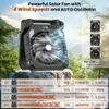 4-in-1 Solarventilator, 20000 mAh,Oszillation 80°,2 Produktbild-Vorschau 2