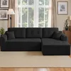 VASAGLE Modulares Sofa, Ecksofa mit Liege rechts, 242 cm Produktbild-Vorschau 2
