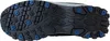 The underside of a black winter boot with blue spikes on the sole. Podgląd zdjęcia produktu