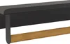Relaxdays Handtuchhalter Wand, mit Ablage, Handtuchstange Produktbild-Vorschau 7