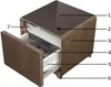 Emerio SDR-126618 Minibartisch Minibar braun holzfarben Produktbild-Vorschau 3