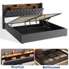MODFU Boxspringbetten 180x200 mit Bettkasten,Doppelbett mit Produktbild-Vorschau 9