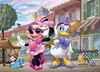 Disney Poster Minnie Maus & Daisy Duck Rosa, Lila und Gelb Produktbild-Vorschau 1