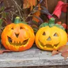 Kleine LED Kürbis-Laternen im 4er Set Halloween-Deko Produktbild-Vorschau 5