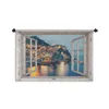 MuchoWow® Wandteppich Wandbehang Ausblick - Italien - Meer Produktbild-Vorschau 1