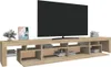 Möbel TV-Schrank mit LED-Leuchten Sonoma-Eiche 260x36,5x40 Produktbild-Vorschau 4