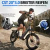 48V 15Ah E-Bike Softtail-Federung 7-Gang Getriebe 20 *4.0" Produktbild-Vorschau 18