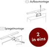 kalb | LED Badleuchte Badlampe Spiegellampe 230V warmweiss Produktbild-Vorschau 5