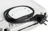 A close-up view of the power cord and plug of a white appliance, likely a sandwich maker, coiled on its surface. Produktbild-Vorschau
