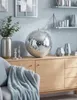 XXL Discokugel Silber - 40 cm - Einheitsgröße Produktbild-Vorschau 2