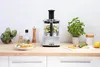 A Magimix Spiral Expert food processor is shown on a kitchen counter with various vegetables and ingredients. Podgląd zdjęcia produktu