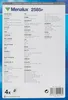The image shows the back of a product packaging with a list of compatible vacuum cleaner brands and models. Produktbild-Vorschau