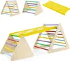 COSTWAY 3 in 1 triangolo per arrampicata, scala e scivolo, Anteprima dell’immagine prodotto 1
