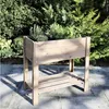 BURI Hochbeet Holzhochbeet 80,5x78,5x40cm Kiefer Garten Produktbild-Vorschau 2