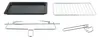 Various oven accessories laid out on a white background. Produktbild-Vorschau