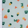 Frotteestoff Meterware Stretch Geometrie Bauklötze hellblau Produktbild-Vorschau 4