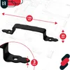 KOTARBAU® 2er Set Geschmiedeter Türgriff 200mm Antik Produktbild-Vorschau 8