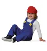Klempner-Latzhose in blau mit roter Mütze – Blaues Outfit Produktbild-Vorschau 7