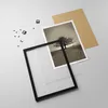 Gerahmtes Poster - Schwarzer Rahmen - Baum Schnee Sepia - Produktbild-Vorschau 4