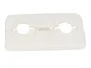 STEDO Doppel-Scharnierrosette Rohrabstand 50 mm, Loch 15 mm Produktbild-Vorschau 2