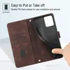 Pouzdro pro Motorola Moto G32 vyražené Flip kožené Náhled obrázku produktu 7