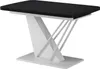 Esstisch Vicco Fenaro Schwarz/Weiß 120-160 x 80 cm Produktbild-Vorschau 1