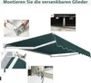 Tenda da sole a bracci pieghevoli COSTWAY 2,5x2m, tenda da Anteprima dell’immagine prodotto 7