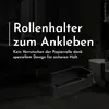 Bürstenking Toilettenpapierhalter ohne Bohren – moderner Produktbild-Vorschau 2