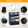 3 Schicht Hängeregal Kleiderschrank Organizer Faltbar Produktbild-Vorschau 4