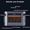 500W Tragbare Stromerzeuger, Solarspeicher mit 500Wh Produktbild-Vorschau 3
