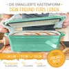 KRUSTENZAUBER Emaille Brotbackfrom mit Deckel inkl. Gärkorb Produktbild-Vorschau 5