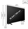 Toshiba 55QV1563DDW 55 Zoll QLED Smart TV VIDAA 4K Produktbild-Vorschau 3