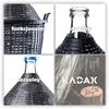 KADAX Glasballon mit Kunststoffkorb "Alatri", schmale Produktbild-Vorschau 5