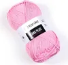A ball of pink yarn on a white background. Podgląd zdjęcia produktu