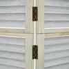 Paravent Séparation de pièce 3 pièces Bois Cloison gris Voir les images du produit 5