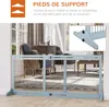 PawHut Barrière de sécurité pour chien extensible barrière Voir les images du produit 4