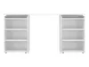 Tête de lit avec rangement pour lit 160 cm Blanc brillant Voir les images du produit 12