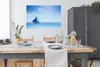 MuchoWow® Poster Ein blaues Segelboot auf dem offenen Meer Produktbild-Vorschau 3