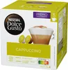 A box of Nescafé Dolce Gusto Cappuccino coffee pods. Voir les images du produit