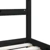 vidaXL Łóżko dziecięce czarne 80x200 cm lite drewno sosnowe Podgląd zdjęcia produktu 6