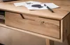 A close-up view of a wooden desk drawer with papers and a pen on top. Anteprima dell’immagine prodotto