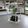 Stół roboczy ze stali nierdzewnej VEVOR 900 x 600 x 70 mm Podgląd zdjęcia produktu 11